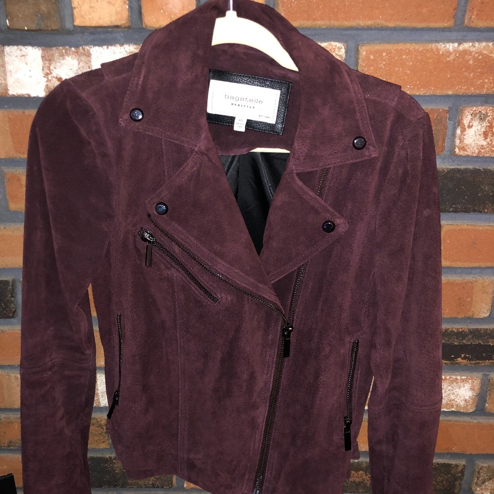 Bagatelle Suede Moto Jacket